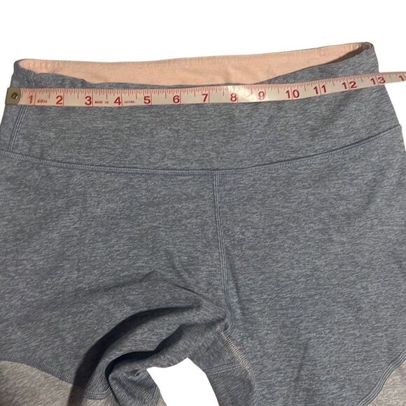 Outdoor Voices Blue Gray Pink Colorblock Athletic Leggings Size Medium - Picture 7 of 9